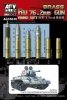 AFV Club AG35036 1/35 Ru 76.2mm GUN AMMO SET(Brass) 1/35